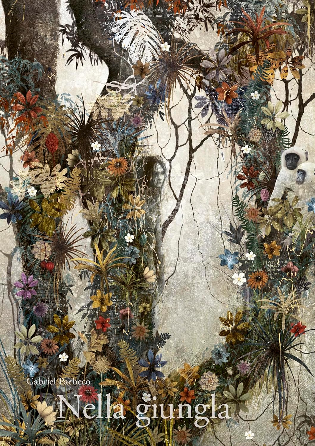 Copertina del libro illustrato Nella Giungla  di Gabriel Pacheco, edito da Kite Edizioni